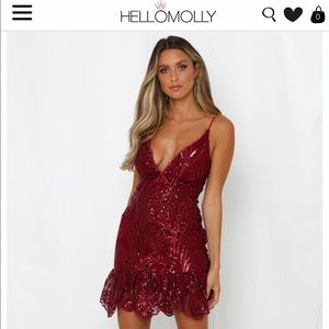 Hello Molly BEHOLD A QUEEN dress XS